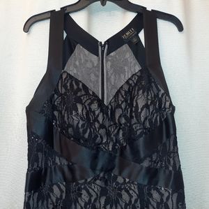 SEQUINED LACE LONG EVENING size 14